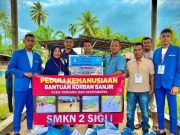 Bantu Korban Banjir, OSIS SMKN 2 Sigli Salurkan Bantuan Kemanusiaan di Aceh Tamiang
