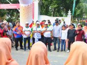 Hadiri Kegiatan DWP, Pemkab Pidie Lepas Peserta Jalan Sehat di Pendopo Bupati