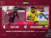 Piala Dunia: Laga Perdana! Qatar vs Ekuador, Ini Link Live Streamingnya