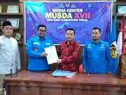 Didampingi OKP Pendukung, Bintang Aris Serahkan Berkas Bakal Calon Ketua KNPI Kab. Tegal Periode 2023-2026