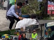 HMI FISIP Undip Berbagi Paket Berkah Ramadhan Kepada Masyarakat Marginal di wilayah Tembalang