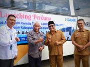 Launching DAMRI, Pj Bupati Pidie: Mendorong Pertumbuhan Ekonomi Daerah
