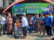 Pj. Bupati Pidie Bagikan Daging Meugang untuk Disabilitas dan Tunanetra, Harga Daging Terpantau Murah