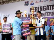 Peringatan Hari Buruh Internasional Di Kota Tegal Dimeriahkan dengan Senam Kreasi dan Perlombaan Hari Buruh